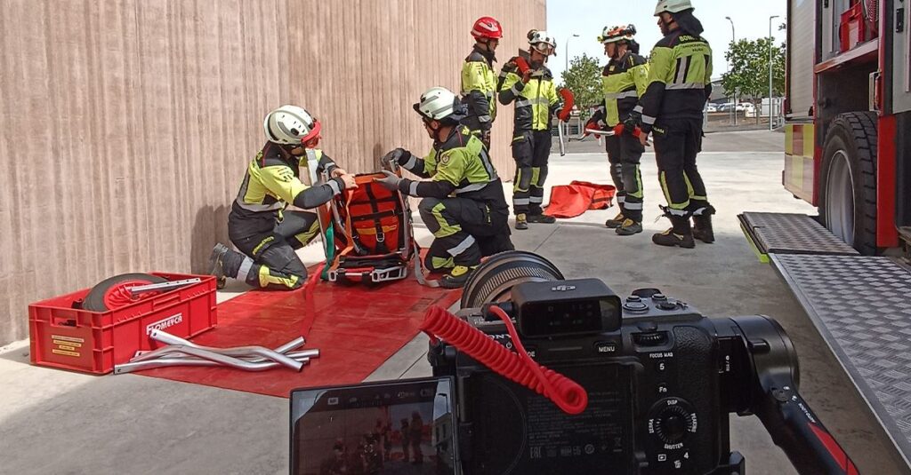 la fuerza mental de un bombero ante una catástrofe